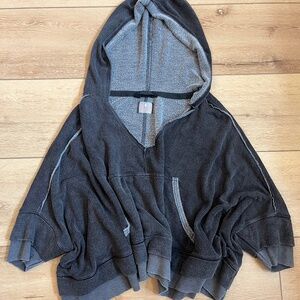 Free People cropped slouchy sweatshirt